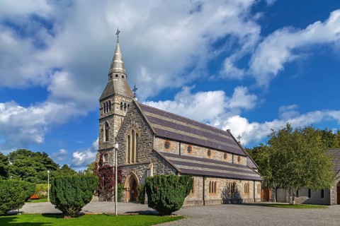 St. Mary Anglican Church in Howth, Ireland, Europe