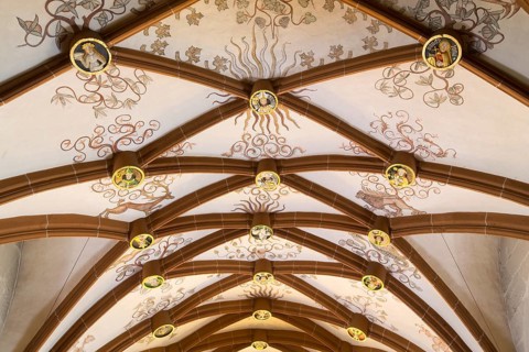 Vault in the nave, St., Sankt, Saint