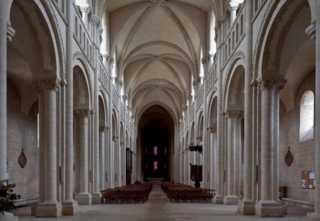 Convent of Sainte-Trinité, view to the east, St., Saint, Saint