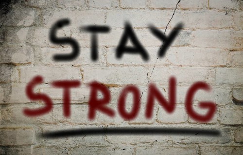 Stay Strong Concept