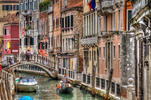 Small waterway in Venice
