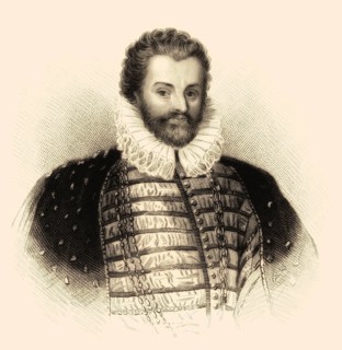 Sir Christopher Hatton, 1540-1591, an English politician, Lord Chancellor of England, Great Britain