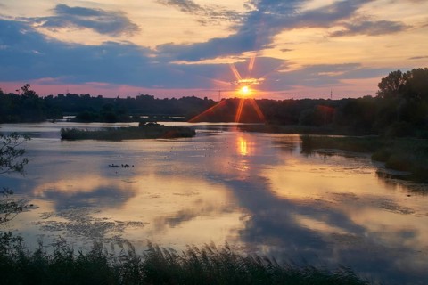 Garstadt bird sanctuary, district of Schweinfurt, Lower Franconia