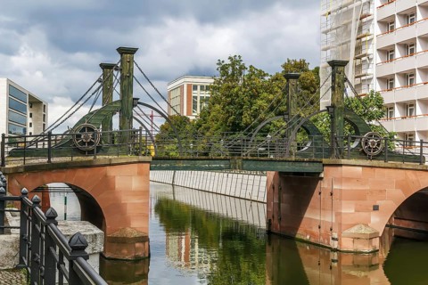 Jungfern Bridge is the oldest bridge in Berlin, Germany, Europe