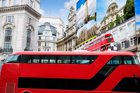 Piccadilly Circus London Images on screens are my own copyright digital photomount