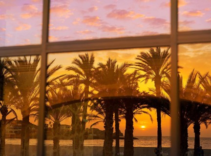 Javea Xabia El Arenal beach sunrise in Mediterranean Alicante Spain