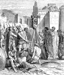 Brennus or Brennos and his Share of the spoils after the Battle of the Allia, ancient Rome