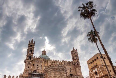 Metropolitan Cathedral of the Assumption of Virgin Mary. Palermo, Sicily. Italy