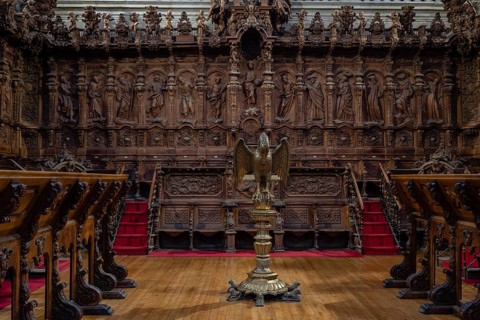 Coro, Catedral de la Asunción de la Virgen, Salamanca, comunidad autónoma de Castilla y León,