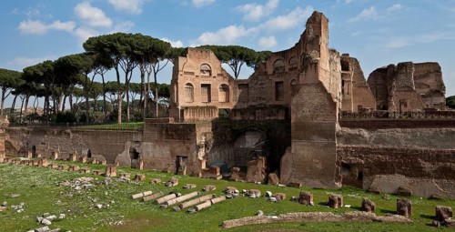 Stadium, east side inside with exedra