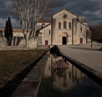 Cistercian monastery founded in 1144, church built 1175-1220, view from west, St., Sankt, Saint