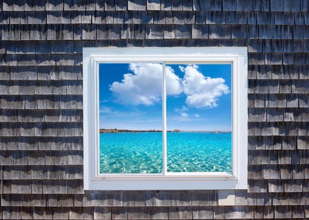 Cape Cod window photomount Massachusetts USA