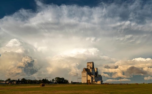 Summer Storms in the Canadian Prairies Dramatic Scenes