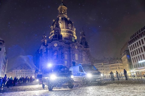 On 13 and 14 February 1945, Dresden was heavily destroyed in three Allied bombing raids. Every