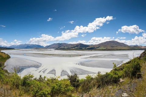 An image of a beautiful landscape in the south part of New Zealand