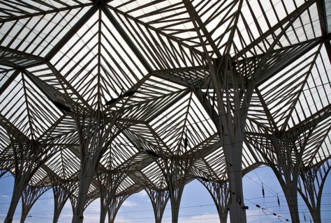 Lisbon, East railway station by Santiago Calatrava 1998