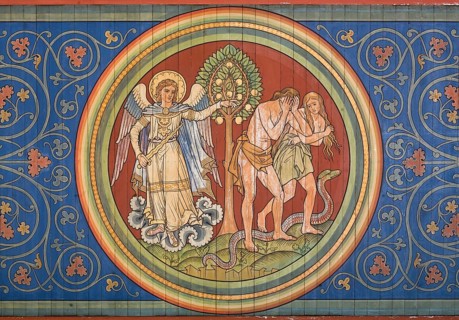 Built in 1893, ceiling paintings by Adolf Quensen, St., Sankt, Saint