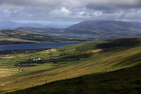 Landschaft bei Portmagee, Grafschaft Kerry, Irland