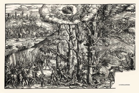 Lucantonio degli Uberti, The Martyrdom of the Ten Thousand Christians on Mount Ararat, c.1515-20,