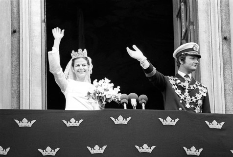 Wedding of Carl XVI Gustaf and Silvia Sommerlath. Carl XVI Gustaf, King of Sweden. Born 30 april