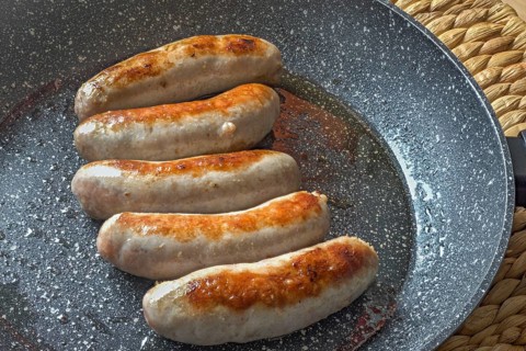 Sausages in the pan