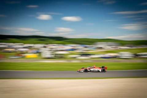 LUCA GHIOTTO (R) (51) of Arzignano, Italy practices for the XPEL Grand Prix at Road America in