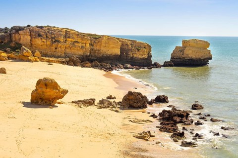 Beautiful Ocean View by the Coast in São Rafael's Beach, Albufeira, Algarve- Portugal