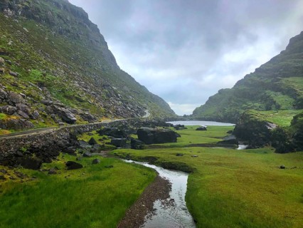Dramatic scenery in Killarney National Park. Killarney National Park, near the town of Killarney,
