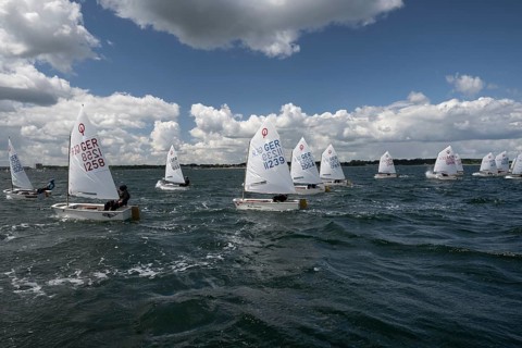 Andreas Dick, Olympic Centre - Schilksee, Kiel, Schleswig Holstein, Ole BAARS on Blauwal vom SVG