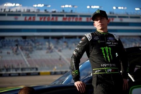 Oct 18, 2024-Las Vegas, NV, NASCAR Xfinity Series driver, RILEY HERBST (98) gets ready to qualify