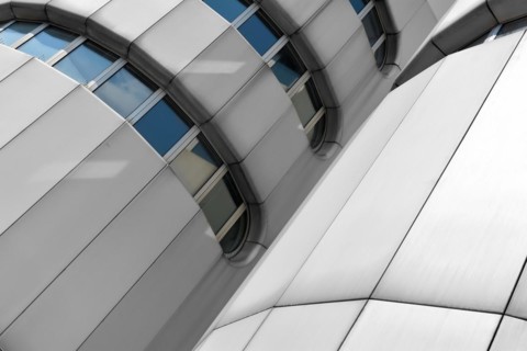 Aluminium façade on the International Congress Center in Berlin