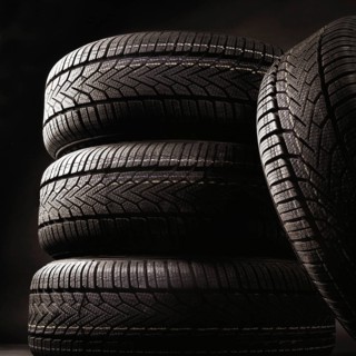 close up of four wheels