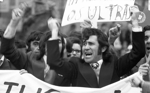 Portuguese in Dortmund and the Ruhr area demonstrated against the military junta in their country