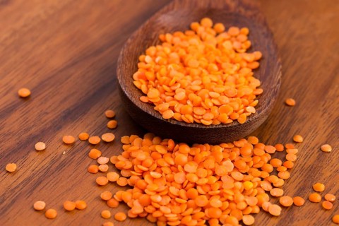 Dry Organic Red Lentils, lodz, poland