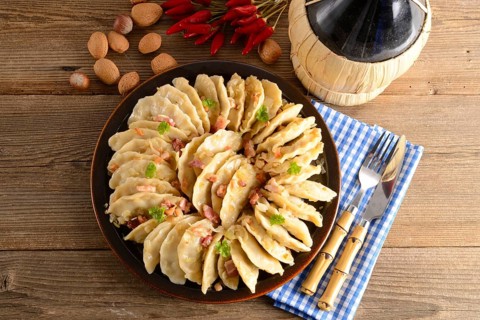 Pierogi.Polish dish
