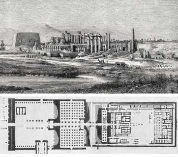 Karnak Temple Complex, near Luxor, Egypt, 19th century, Africa