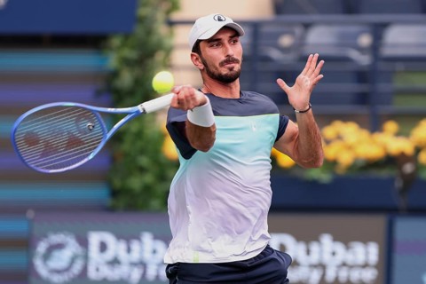 Hady Habib (LBN), Dubai Duty Free Tennis Championships, Dubai, U.A.E. Tennis - Dubai Tennis