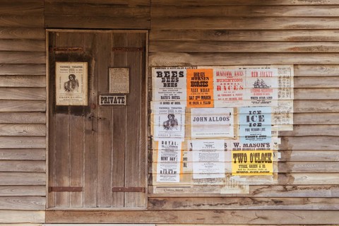 SOVEREIGN HILL, AUSTRALIA, April 17: Sovereign Hill is an open air museum recreating the atmosphere