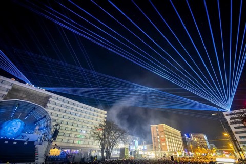 Opening party for the European Capital of Culture, with 80, 000 guests and several stages. The
