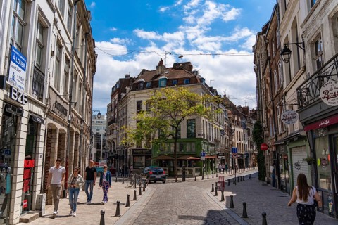 Place des Patiniers at Lille, France, Europe