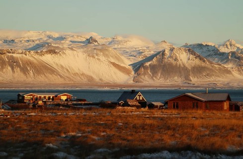 Arnarstapi at the Snäfellsnes Peninsula, Iceland, Europe in Winter, Europe