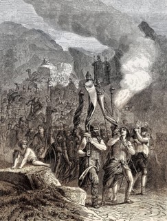 Joshua and the Israelites on the way to the Promised Land, Book of Joshua, Old Testament