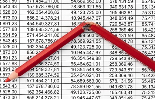 Red pencil and an analysing sheet