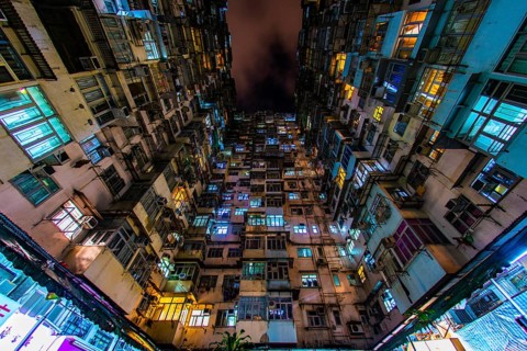 Hong Kong apartment high-rise apartment (Quarry Bay). Shooting Location: Hong Kong Special