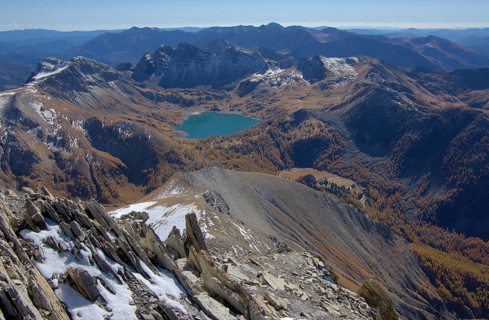 View from Mont Pelat to Lac d'Allos View from Mont Pelat to Lac d'Allos Adobe RGB