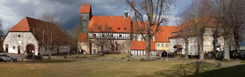 Katlenburg castle, St. Johannes church, Katlenburg-Lindau, district of Northeim, Lower Saxony,