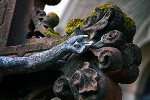 Crucifix, detail