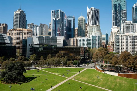 2018-09-18, Sydney, New South Wales, Australia, A view of the skyline of Sydney's business district