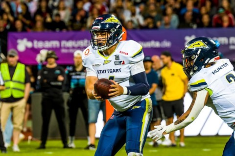European League of Football, ELF/ Game: Stuttgart Surge at Munich Ravens on 22. June. 2024, in the
