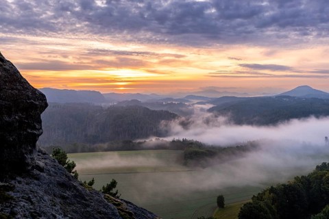 Saxon Switzerland National Park Pictures from the Elbe Sandstone Mountains